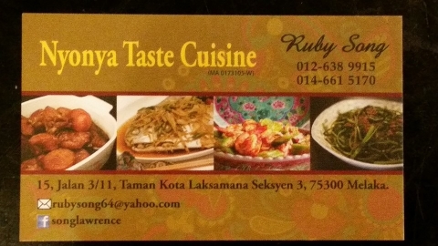 Nyonya Taste Cuisine | Databook Malaysia
