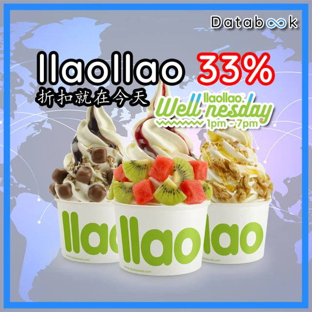llaollao Wednesday 33% | Databook Malaysia